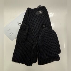 UGG Black Knit Convertible Mittens in gray, pink and black. Price per pair